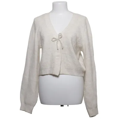 Cardigan (Beige) from H&M Polyester, Acrylic, Wool, Elastane