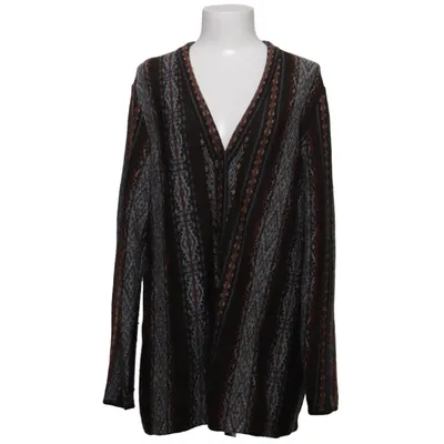 Strickjacke (Braun, Blau, Mehrfarbig) von Peruvian Connection Alpakawolle, Baumwolle