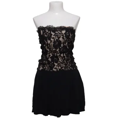 Robe de cocktail (Noir, Beige) de Sandro Coton, Polyester