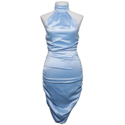 Cocktailkjole (Blå) fra Missguided Elastan, Polyester
