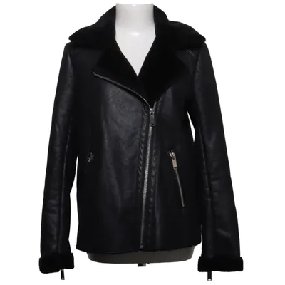 Shearling Jacke (Schwarz) von Lost Ink Polyester