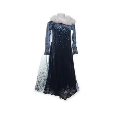 Maskeradkläder (Blå, Vit, Silverfärgad) Bomull, Polyester