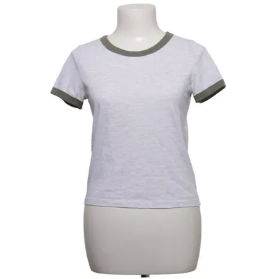 T-shirt (Gray, Green) from Divided by H&M Cotton, Elastane, Polyester