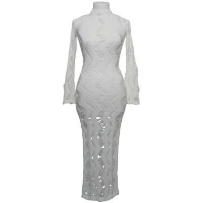 Strandjurk (Wit) van Boohoo Acryl, Polyester