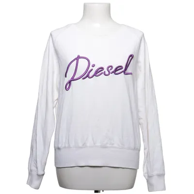 Sweatshirt (Blanc, Violet) de Diesel Coton, Élasthane, Polyester