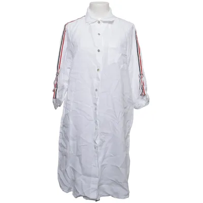 Robe chemise (Blanc) de Lungo L'arno Lin