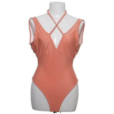 Badpak (Oranje, Wit) van Misspap Elastaan, Polyester