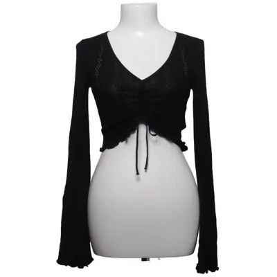 Crop top (Noir) de FB Sister Knitwear Acrylique, Coton