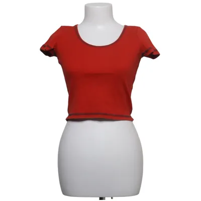 T-shirt (Rood) van Brandy Melville Katoen