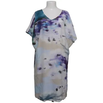 Robe (Bleu, Blanc, Multicolore, Violet) de Piazza Sempione Cupro, Élasthane, Soie