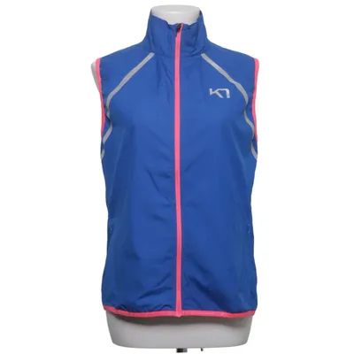 Trainingsjack (Blauw, Roze) van Kari Traa Elastaan, Polyamide, Polyester