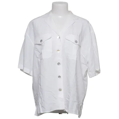 Chemise à manches courtes (Blanc) de Tru Coton, Lin, Viscose
