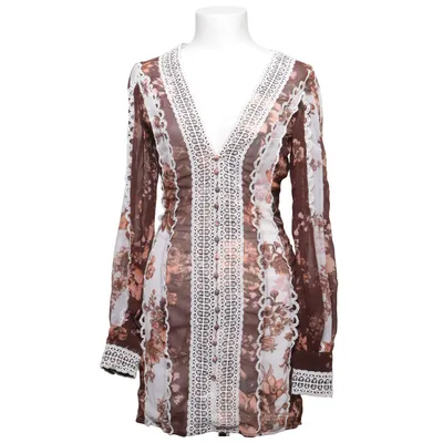 Jurk (Bruin, Wit, Meerkleurig) van ASOS Design Polyester