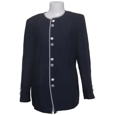 Blazer (Bleu) de Hardob Acétate, Polyester, Viscose