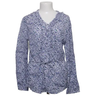 Blouse (White, Blue, Purple) from Jodhpur Cotton, Viscose