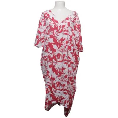 Dress (Pink, White) from Menglu Cotton, Polyester