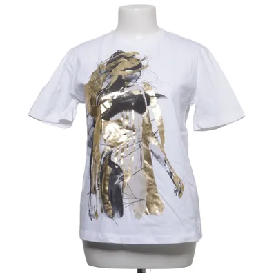 T-shirt (Blanc, Or, Noir) de Zara Coton