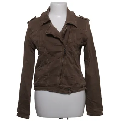 Veste de motard (Marron) de Zac & Zoe Coton, Élasthane