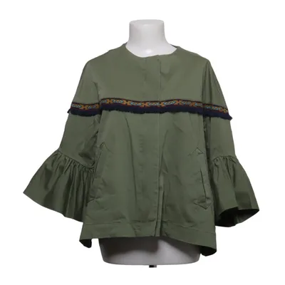 Veste (Vert) de Zara Basic Outerwear Coton, Élasthane