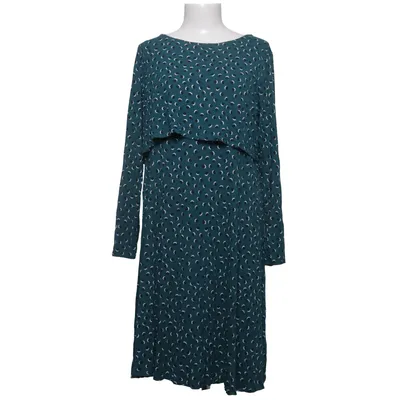 Dress (Green, Black, White) from Kiabi Elastane, Viscose