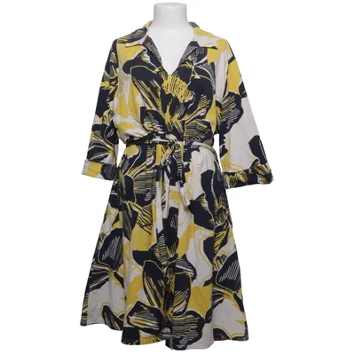 Robe (Jaune, Noir, Blanc) de Nanso Coton, Élasthane, Modal