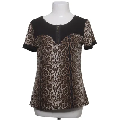 Top (Brown, Black) from Miss Classic Cotton, Polyester