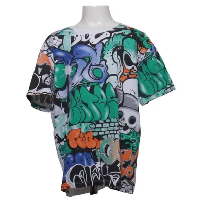 T-shirt (Meerkleurig) van Grace Katoen, Elastaan