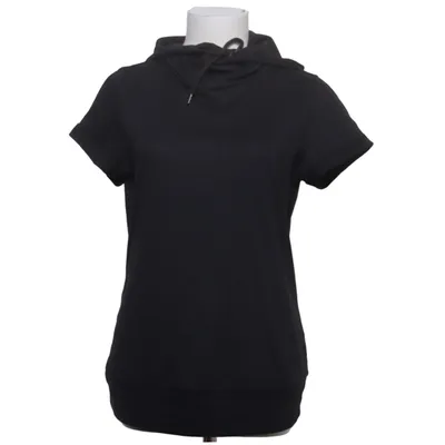 Kortärmad huvtröja (Svart) från Twintip Bomull, Polyester