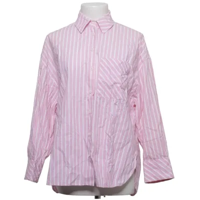 Shirt (Roze, Wit) van Zara Katoen