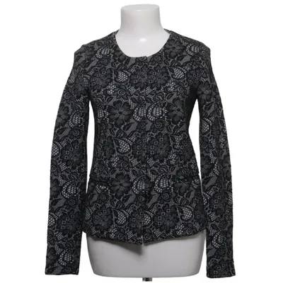 Cardigan (Black, White) from Piú & Piú Acrylic, Elastane, Polyamide, Wool