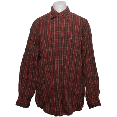 Buttondown-skjorta (Röd, Brun) från Faconnable Bomull