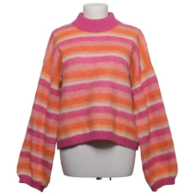 Trui (Roze, Oranje, Wit) van Pieces Acryl, Polyamide, Gerecycled polyester