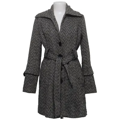 Mantel (Schwarz, Weiß) von Yessica by C&A Polyester, Wolle
