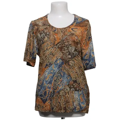 Top (Blå, Brun, Orange) fra Signature Experience Elastan, Viscose
