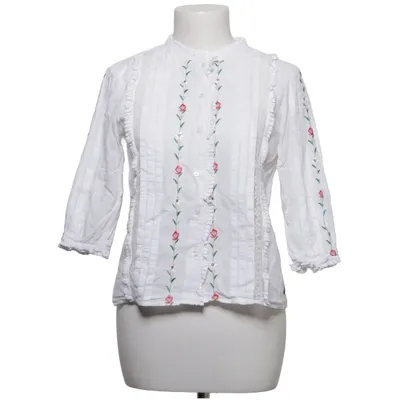 Blouse (Wit, Meerkleurig) van Alprausch Katoen