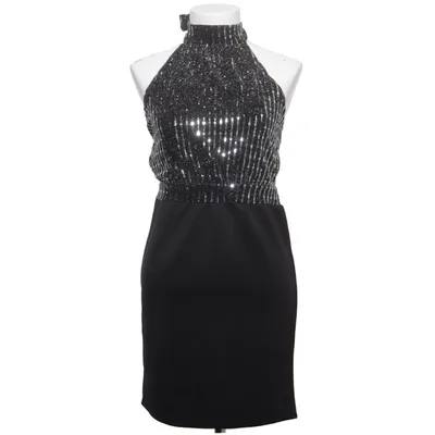 Halterneck dress (Black, Silver) from Kiah