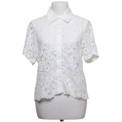 Kortærmet skjorte (Hvid) fra Icona Bomuld, Polyamid, Polyester, Viscose