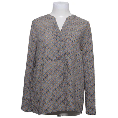 Blouse (Blauw, Bruin, Wit) van SJ Paris Katoen, Viscose