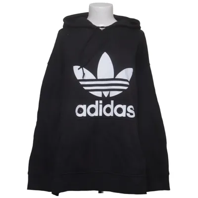 Sweat à capuche (Noir, Blanc) de Adidas Coton, Élasthane