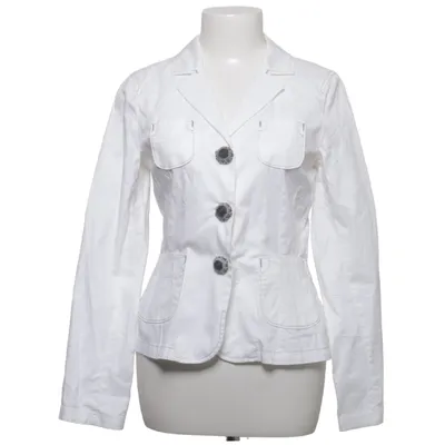 Blazer (Wit) van Schumacher Katoen, Elastaan