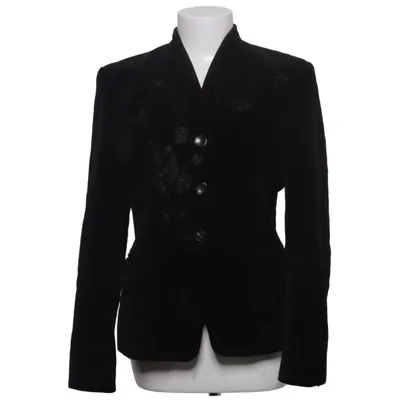 Blazer (Sort) fra René Lezard Acetat, Bomuld, Cupro
