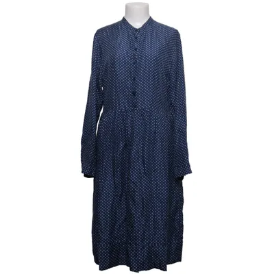 Jurk (Blauw, Wit) van Nué Notes Zijde