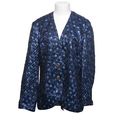 Kofta (Blå, Svart, Flerfärgad) från Linea Metallfiber, Polyester, Viskos