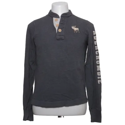 T-shirt manches longues (Gris) de Abercrombie & Fitch Coton