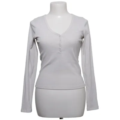 Henley shirt (Wit) van Hollister Elastaan, Polyester