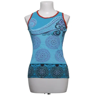 Top (Turquoise, Red, Multicolored) from Custo Barcelona Cotton