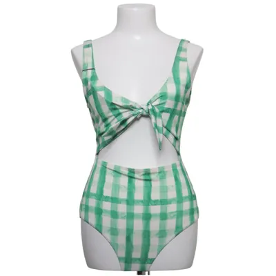 Maillot de bain une pièce (Vert, Multicolore) de Monki Polyester, Élasthane