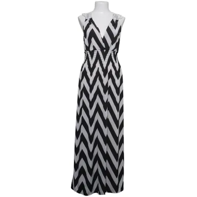 Maxi dress (Black, White) from O.SHA Elastane, Polyester