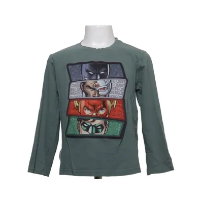 Langærmet t-shirt (Grøn) fra Justice League Bomuld