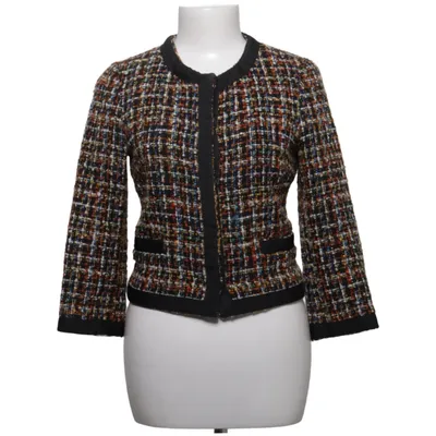 Blazer (Sort, Flerfarvet) fra H&M Akryl, Bomuld, Polyamid, Polyester, Uld